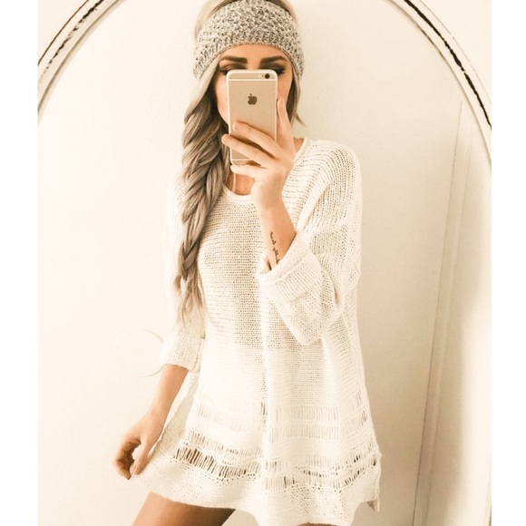 Show Me Your MuMu Sweaters - Show Me Your Mumu Cozy Knit Cream Sweater